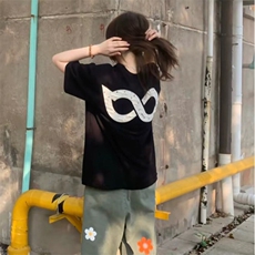 万针全刺绣工艺抖音得物高品质260克重磅纯棉双纱美式高街短袖T恤，男装T恤，电商A486-1