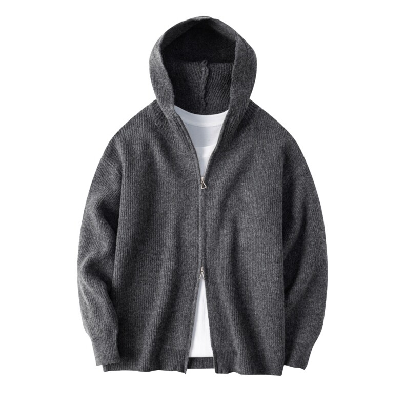 现货高品质可供得物连帽重磅针织毛衣开衫外套310A-2MYY5036P98，男装针织衫/毛衣，星座310A-2