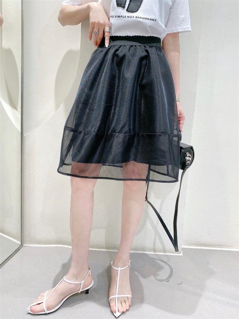 定制网纱蓬蓬裙MLXL 内衬弹力双绉仿丝料，其它，简 影