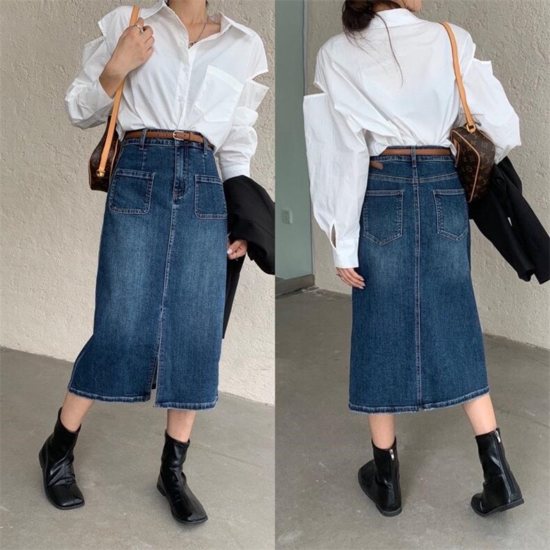 2022秋冬牛仔长裙，其它，雪儿诱惑