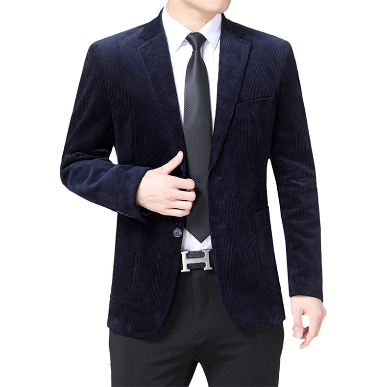 男士2023年秋季新款长袖休闲西服中青年纯色便服外套AJY1988-P155,男装西服,电商B212（原钱塘6029）