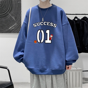 圆领卫衣男大码加厚加绒长袖t恤男S6205-P28 加绒款-P33图片