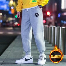 秋冬加绒加厚卫裤男宽松大码休闲运动裤子QT5070，男装休闲裤，星座810(原QT5070)