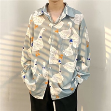 长袖衬衫男港风日系韩版潮流帅气衬衣C2311P32，男装衬衫，星座1116-2