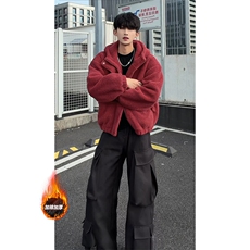 加棉秋冬款舒适暖潮时尚上衣文艺休闲港味秋冬棉衣HY878P85，男装棉衣，电商A102B