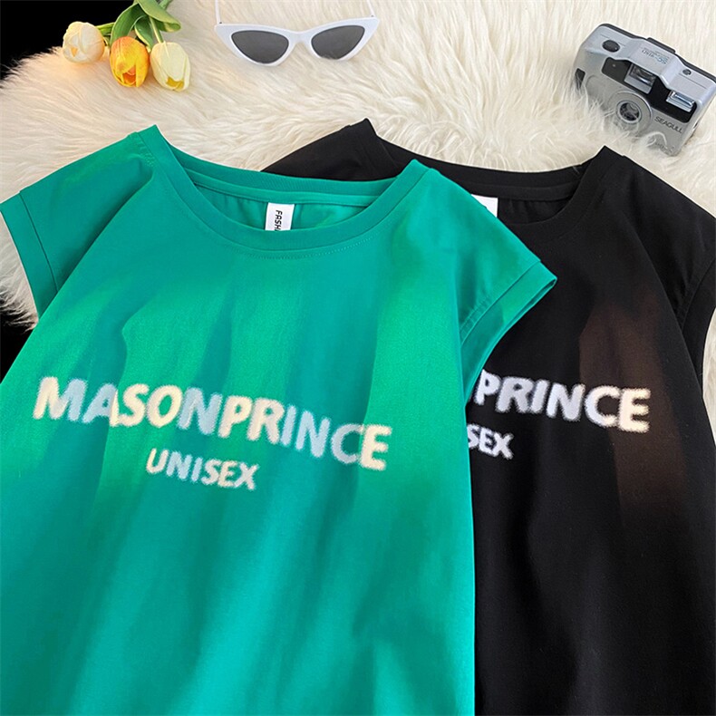 XZ904-BX02-P25夏季港风背心男宽松大码休闲无袖T恤，男装背心/马甲，星座904