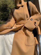 2021隽末立领气质显瘦双面羊绒大衣4个颜色SM，其它，Jarmore隽末
