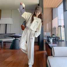 现货有买家秀25春秋奶呼呼套装显瘦套装女2C187-82222-P155-K218，女装套装/套裙，2C187
