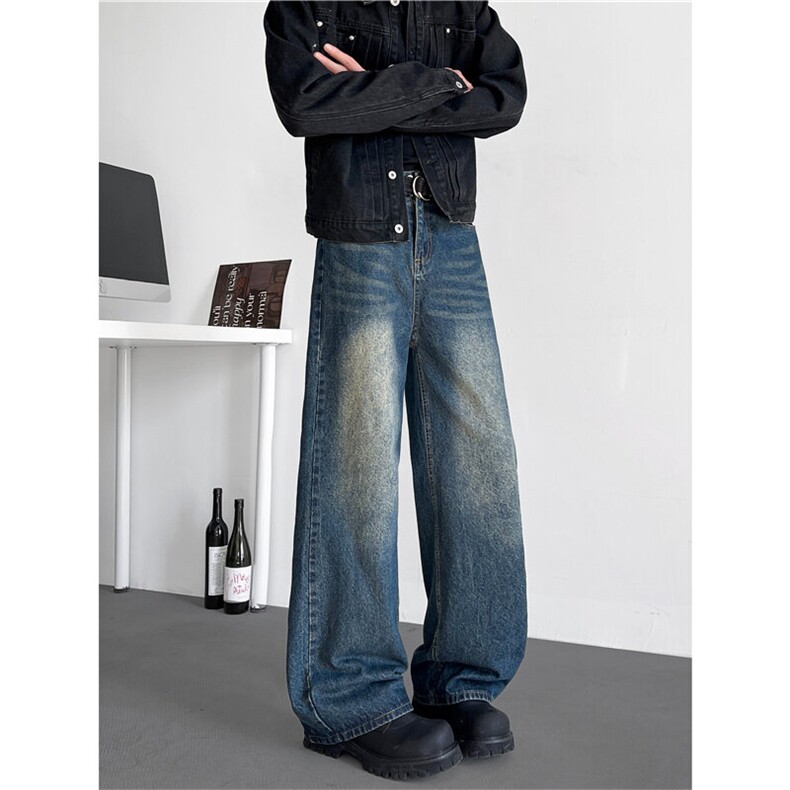 2025春季新vibe牛仔裤直筒cleanfit阔腿外贸百搭现货K8286-P47,男装牛仔裤,星座512-3