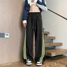 秋季内景多口袋休闲长裤子男潮牌运动宽松阔腿工装裤YD00251/P45，男装工装外套，电商B316