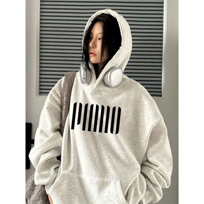 美式覆古连帽卫衣男新款秋冬季宽松情侣外套WCX248-P48,女装短外套,星座208-5