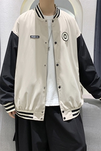 现货2022港风春装休闲男女情侣款夹克外套上衣D201-DM88-P65图片