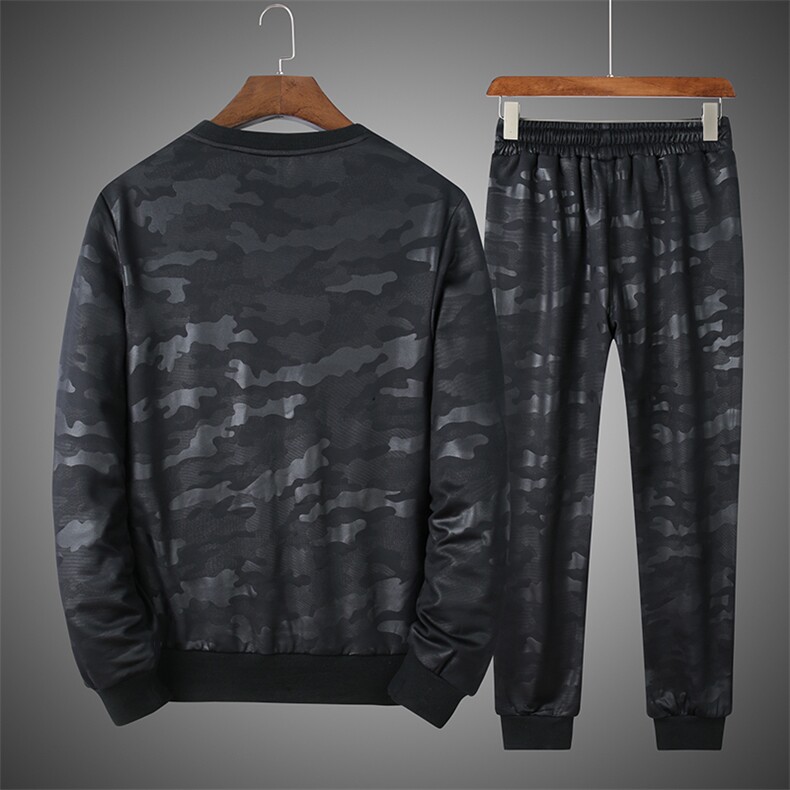 男日系暗迷彩休闲运动套装5032-1_556-M-4XL5XL-9XL卫衣,男装休闲套装,星座1516-1