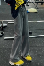 B221美式ins高街暗黑休闲宽松做旧牛仔裤LK24400-特P52控88，男装牛仔裤，电商B221