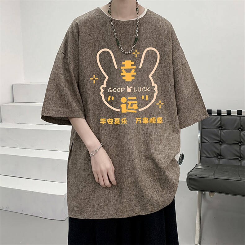 风复古亚麻短袖男棉麻t恤男半袖ZT71297-P35,男装T恤,电商A040