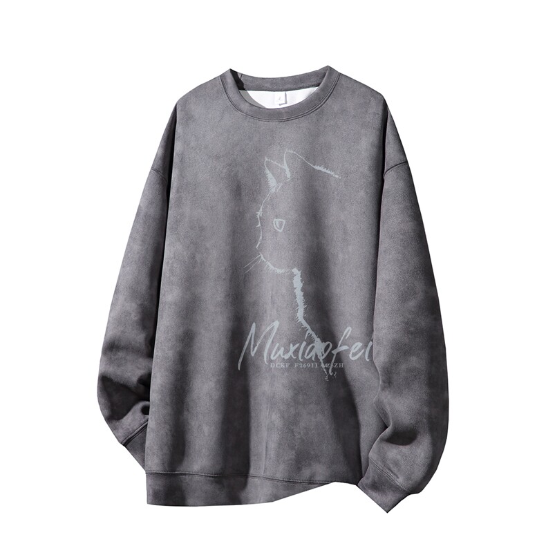 得物供货、重磅420克现货麂皮绒扎染卫衣HD019-1-LY25153ZR-P35,男装卫衣,电商019-1
