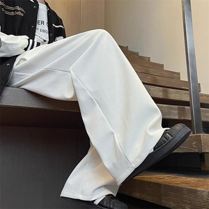 裤子男款秋直筒卫裤潮牌青少年运动裤宽松直筒男生休闲裤K112/P30