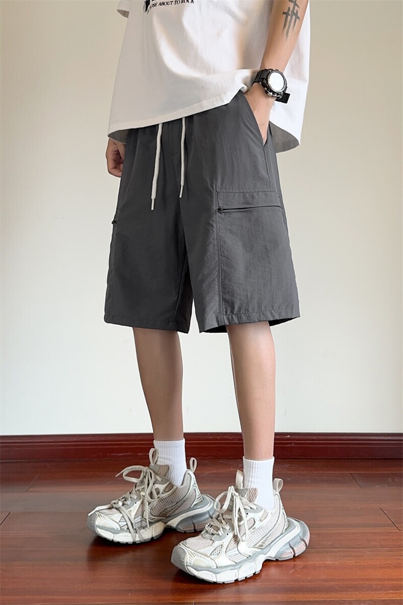 ！2025夏季新款男士冰丝短裤速干工装五分裤DK322特P28,男装休闲裤,电商B220