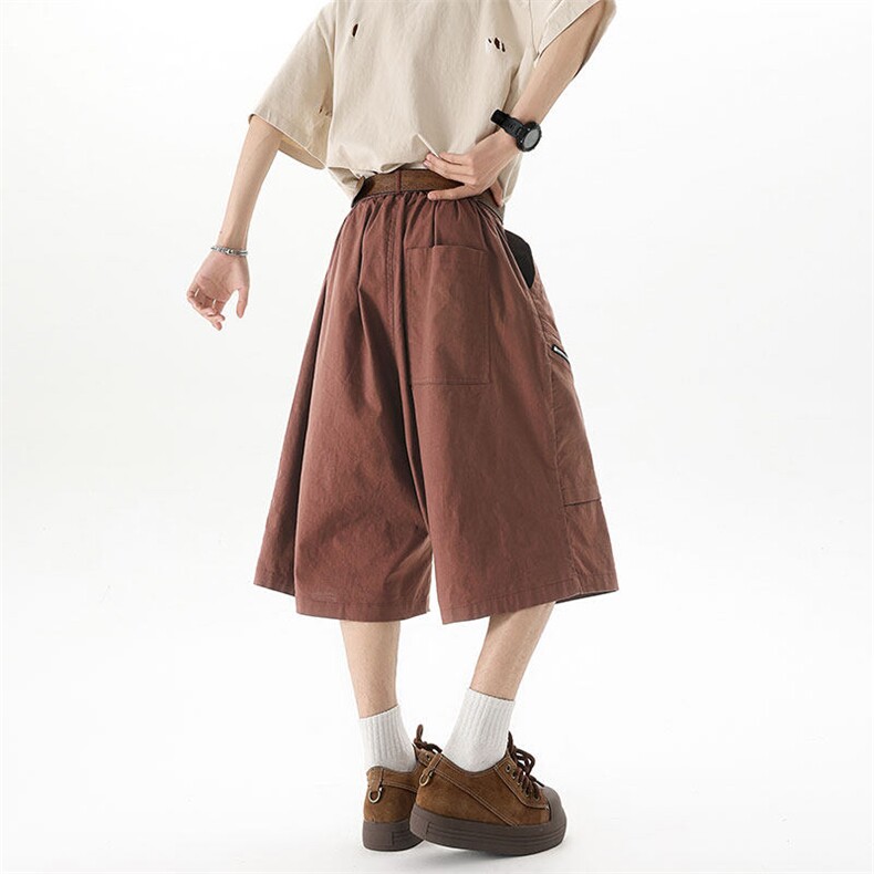 DK8026-批45控78夏季亚麻七分裤男大码休闲裤透气,男装牛仔裤,电商A059