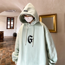 男士卫衣春季美式潮流连帽外套高街潮牌重磅衣服-JK23107-P55控78，男装卫衣，星座605(原A050)