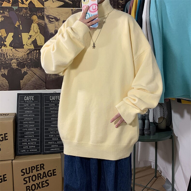 18色跑量男士针织纯色高领圆领毛衣A367M03P45,男装针织衫/毛衣,电商A367