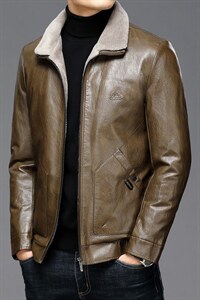 BAMJ-856钱塘2020-2秋冬季厚款羽绒中年男士休闲商务外套P180图片