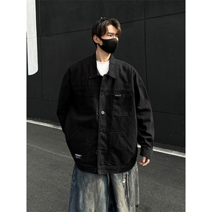 外套男士春季潮流痞帅牛仔工装夹克休闲百搭男装上衣服JK1172-P68图片