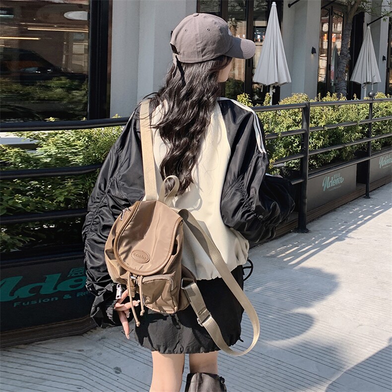 时尚撞色宽松短款长袖卫衣休闲百搭显瘦女装外套,女装短外套,秀美人生