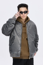 美式复古棉衣冬季棒球领潮牌夹克飞行服外套A436-982-P135168，男装夹克，电商A436