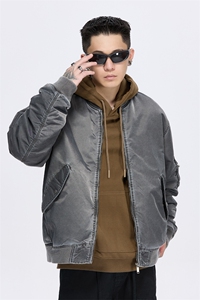 美式复古棉衣冬季棒球领潮牌夹克飞行服外套A436-982-P135168图片