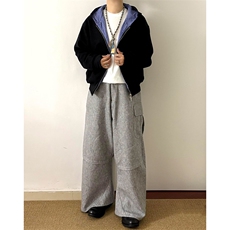 抖音得物高品质二开26春季美式潮牌两面穿连帽卫衣开衫男女外套，女装短外套，电商A443