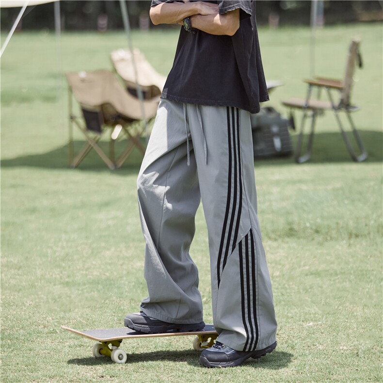 2026夏季美式条纹设计宽松薄款速干休闲裤B315-K25462-特p35控68,男装休闲裤,电商B315