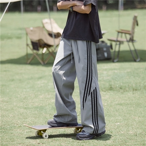 2026夏季美式条纹设计宽松薄款速干休闲裤B315-K25462-特p35控68图片
