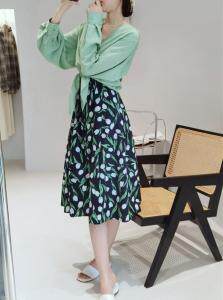 慵懒风V领衬衫，女装衬衫，TVMV(4F)