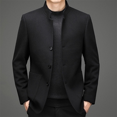 BWL8802钱塘2020-2中年男士秋冬新款毛呢夹克外套量大价优P275，男装夹克，钱塘207-2