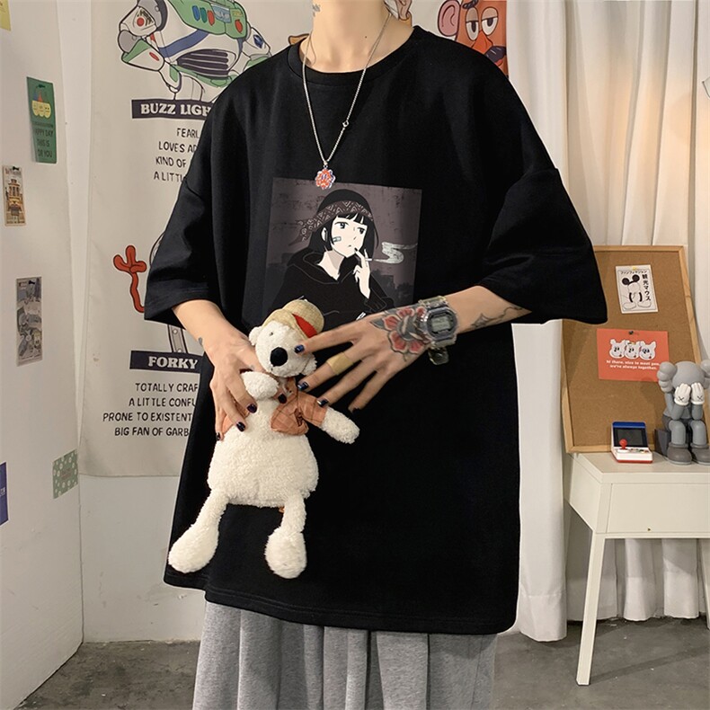 DX17122-P20纯短袖t恤男大码半袖打底衫宽松体恤衫港风,男装T恤,电商A040