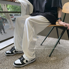 夏季拖地冰丝西裤宽松直筒超薄垂感拖地裤XZ1004-1KZ1668P35控，男装休闲裤，星座715