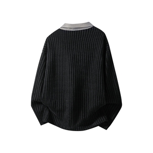 加绒加厚卫衣千鸟格长袖t恤polo打底衫504-T503-特P28（加绒P33）图片