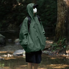 山系户外冲锋衣男连帽外套春秋季潮牌登山美式休闲夹克防水防风，男装夹克，星座716-2