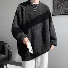 8XL-M特大码毛衣男高品质加厚宽松胖子毛衣针织衫MY1201P58控78，男装针织衫/毛衣，电商D206-1