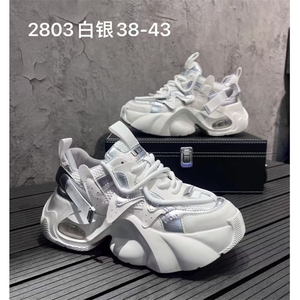 时尚厚底休闲鞋网布透气老爹鞋潮男鞋图片