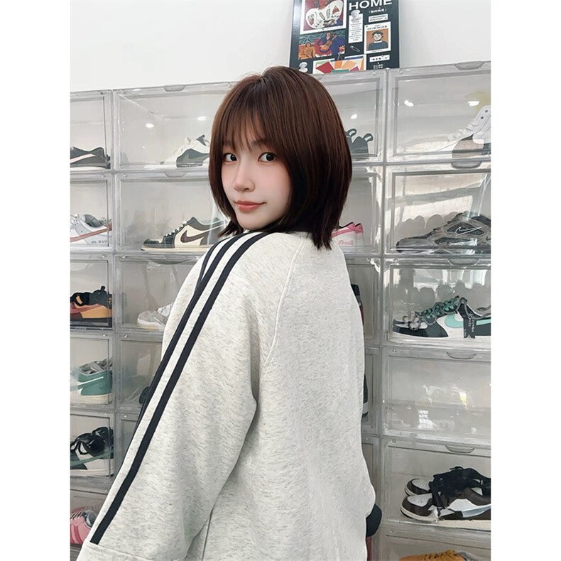 抖音得物高品质美式高街重磅结构设计拼接织带立领卫衣外套CM42,男装卫衣,电商A486
