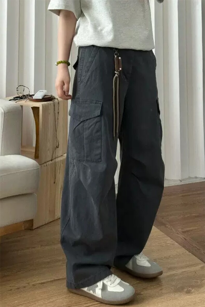 (网图慎用)纯棉多口袋潮流宽松休闲工装裤男K5984-特P60控108,男装工装外套,电商A001