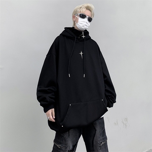 秋季连帽套头卫衣男  小众个性百搭休闲上衣WY510-P48图片