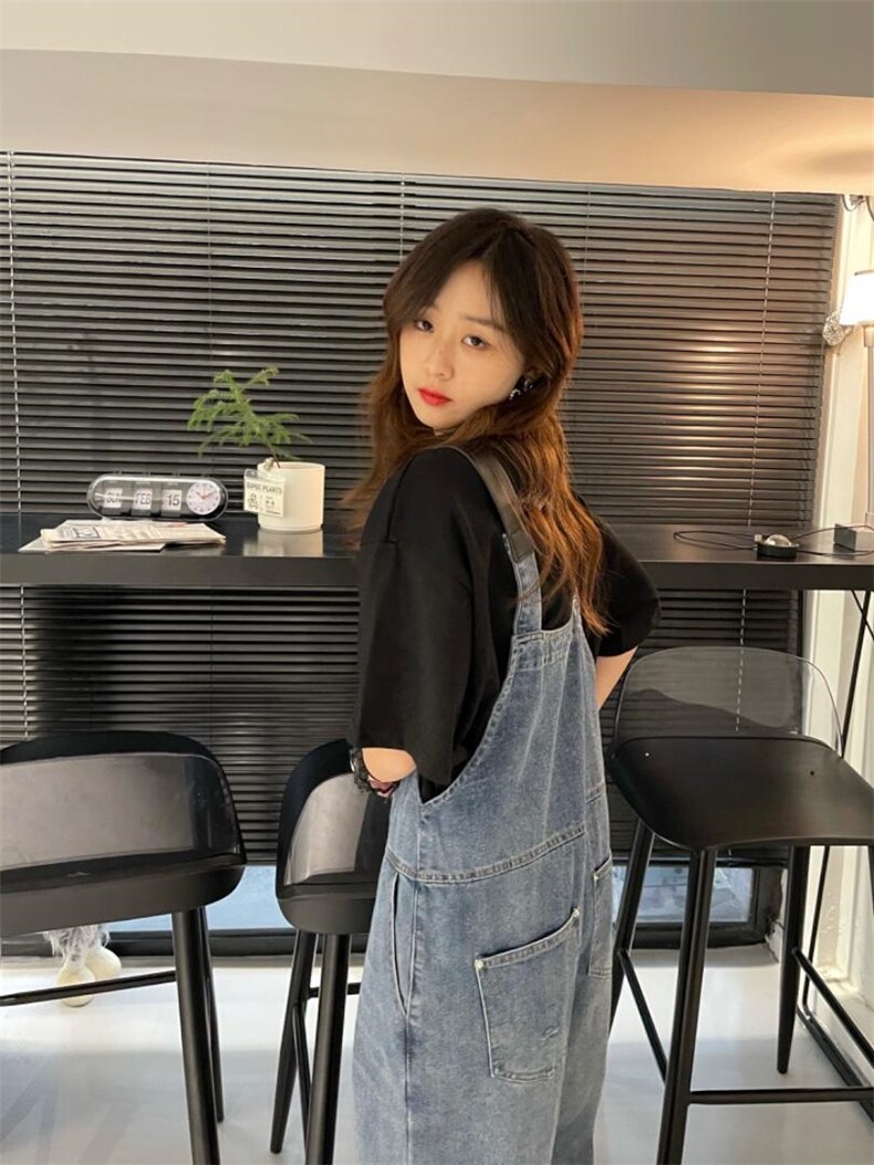 春季新款牛仔背带裤，其它，玫瑰共和国