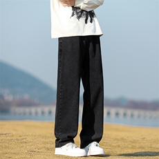 春季美式潮流高街复古宽松水洗牛仔裤KN01P50，男装牛仔裤，电商D325