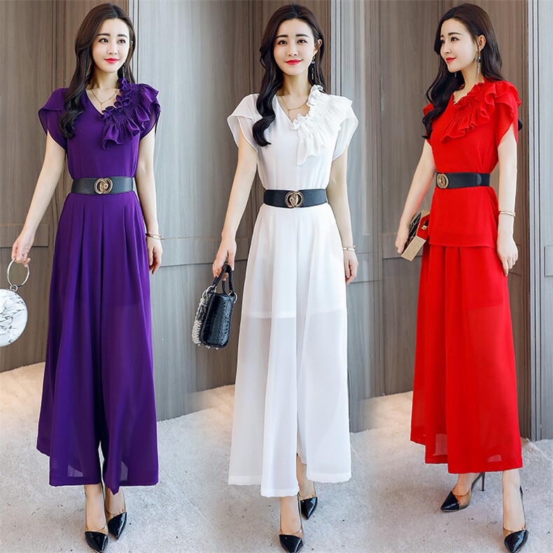 套装/套裙2022年夏季百搭中长款A型中腰韩版时尚休闲舒适简约气质，女装套装/套裙，火爆靓佳人