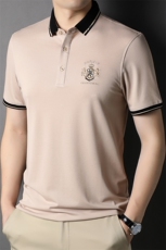 POLO衫夏季翻领短袖男纯色中年男士商务休闲潮流上衣SFT3121-P63，男装Polo衫，星座1105-3