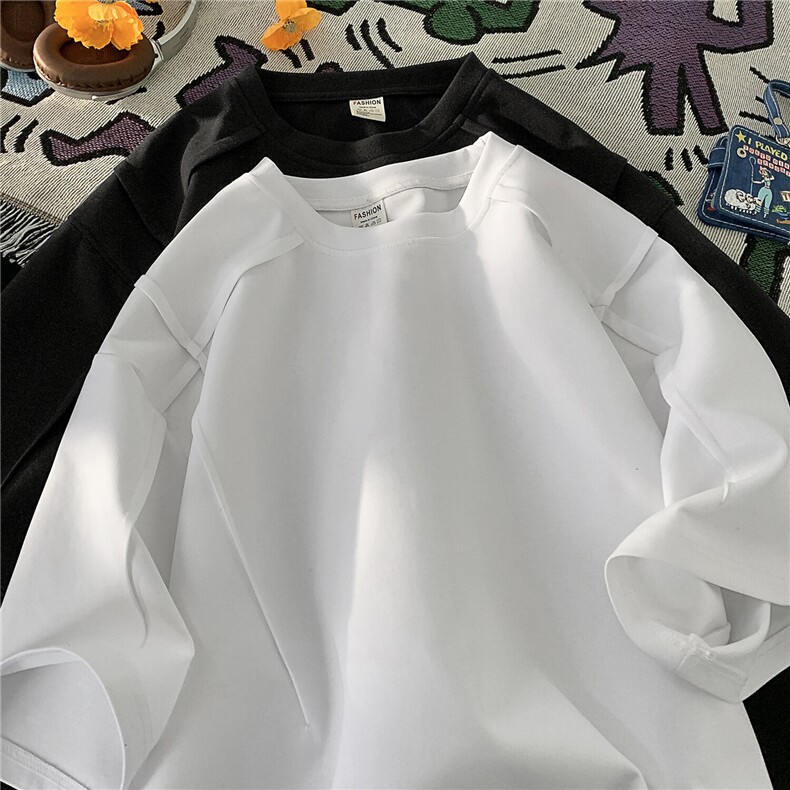 280g重磅cleanfit美式简约立体裁剪体恤X416B-1-DT3033-特P25限48,男装T恤,星座416B-1