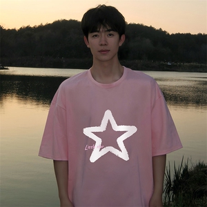 230g重磅纯棉短袖t恤男大码半袖半截袖 DX17286-P20图片